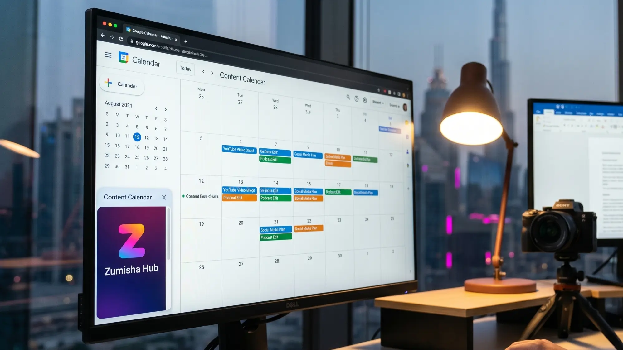 Content Creation and Scheduling Services